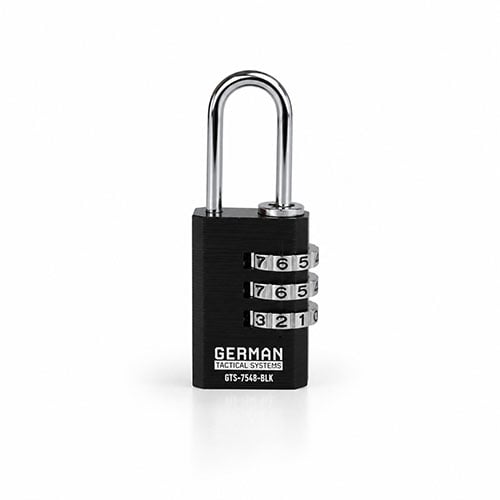 Der Miniature Lock von GERMAN TACTICAL SYSTEMS bietet eine kompakte, langlebige Lösung mit einem zurücksetzbaren 3-stelligen Code für deine Mission Pouches.